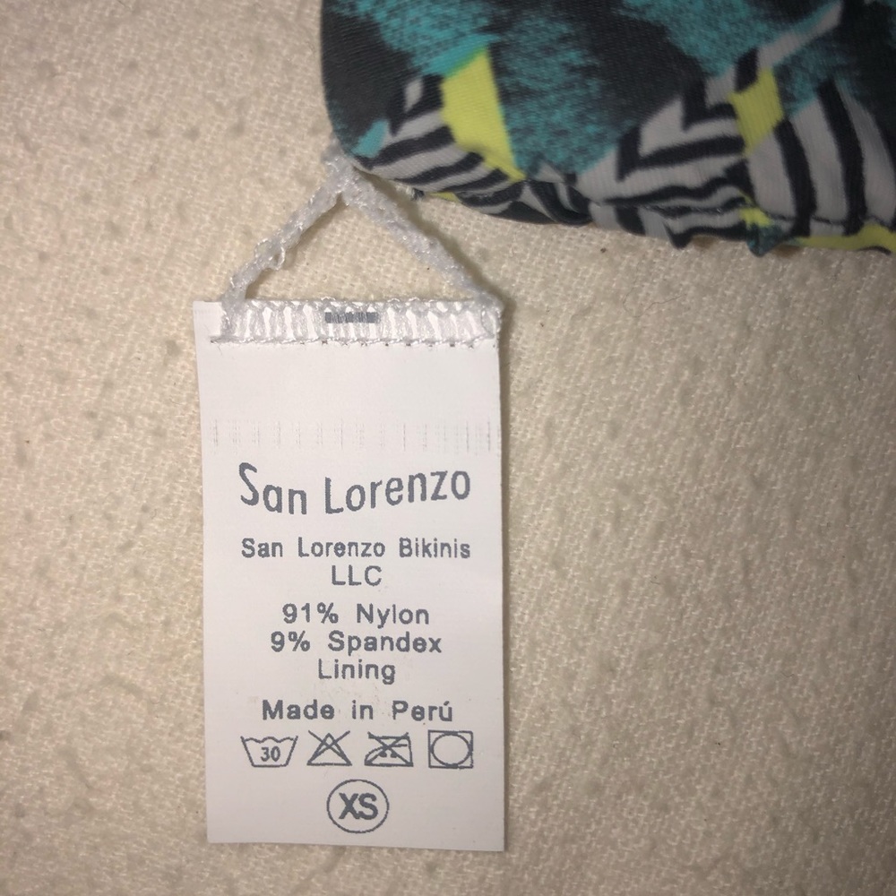 San Lorenzo triangle bikini top tribal reversible - Picture 6 of 6